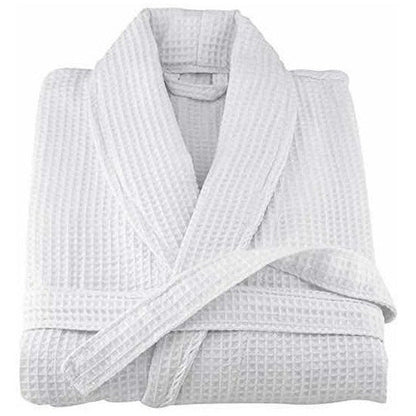 Bata de Baño Waffle Tipo Kimono 100% Algodón