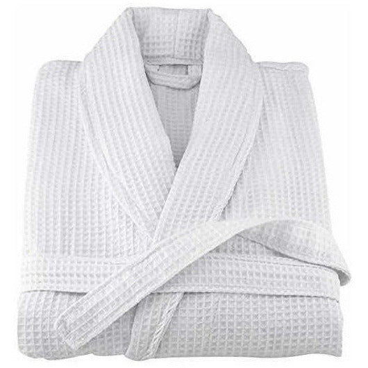 Bata de Baño Waffle Tipo Kimono 100% Algodón